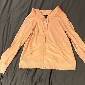 GAP Light Orange (Peach) Zip-Up Hoodie